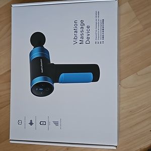 Wireless Rechargeable 6 Attachment Vibration Massager For Muscle Relief and PT